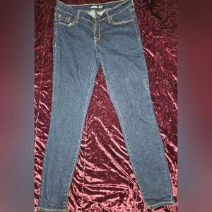 Old Navy Women's Rockstar Super Skinny Low Rise Jeans - Size 8 Dark Wash